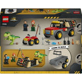 LEGO Transporteur Jurassic World pour le jeune T.Rex, Jouets de construction Jeu de construction, 4 an(s), Plastique, 115 pièce(s), 350 g