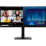 Lenovo ThinkVision P34w-20 écran plat de PC 86,7 cm (34.1") 3440 x 1440 pixels Wide Quad HD LED Noir Moniteur UltraWide incurvé  Noir, 86,7 cm (34.1"), 3440 x 1440 pixels, Wide Quad HD, LED, 6 ms, Noir