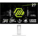 MSI MAG 274PFWDE écran plat de PC 68,6 cm (27") 1920 x 1080 pixels Full HD LCD Blanc Moniteur gaming  Blanc, 68,6 cm (27"), 1920 x 1080 pixels, Full HD, LCD, 1 ms, Blanc