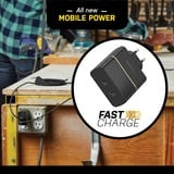 Otterbox Chargeur mural USB-C rapide, 50W combinés Noir