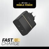 Otterbox Chargeur mural USB-C rapide, 50W combinés Noir