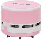 Peach PA105 aspirateur de table Rose, Blanc Sans sac, Aspirateur à main rose fuchsia, Sec, Tapisserie, Sans sac, Rose, Blanc, Batterie, AA