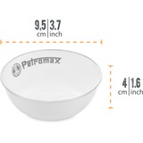 Petromax Plaque émaillée, Bol Blanc