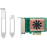 QNAP QXG-2G4T-I225 carte réseau Interne Ethernet 2500 Mbit/s Interne, Avec fil, PCI Express, Ethernet, 2500 Mbit/s