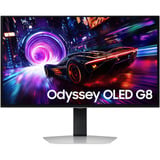 Samsung Odyssey S27FG814SU OLED (G81SF) 27" 4K Ultra HD Moniteur gaming Argent, 1x DisplayPort, 2x HDMI, 2x USB-A, 240 Hz, 68,6 cm (27"), 2160 x 3840 pixels, 4K Ultra HD, OLED, 0,03 ms, Métallique