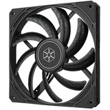 SilverStone Air Slimmer 140 ventilateur de boîtier Noir, 140 x 140 x 16 mm, PWM