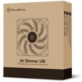 SilverStone Air Slimmer 140 ventilateur de boîtier Noir, 140 x 140 x 16 mm, PWM
