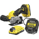 Stanley Coupe-multimatériaux sans fil, 18 Volts, Machine à tronçonner Noir/Jaune
