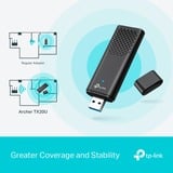 TP-Link Archer TX20U WLAN 1201 Mbit/s, Adaptateur WLAN Avec fil, USB, WLAN, Wi-Fi 6 (802.11ax), 1201 Mbit/s, Noir