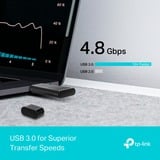 TP-Link Archer TX20U WLAN 1201 Mbit/s, Adaptateur WLAN Avec fil, USB, WLAN, Wi-Fi 6 (802.11ax), 1201 Mbit/s, Noir