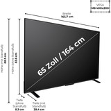 Toshiba 65QV2363DA 65" 4K Ultra HD TV QLED Noir