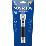 VARTA Brite Essential F20, Lampe de poche Argent/Noir
