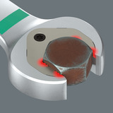 Wera Set de clés mixtes à cliquet 6007 Joker Imperial 8, 8 pièces, Clé plate 