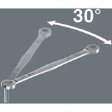 Wera Set de clés mixtes à cliquet 6007 Joker Imperial 8, 8 pièces, Clé plate 