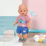 ZAPF Creation BABY born Bath Pyjama bleu avec chaussures 43cm, Accessoires de poupée BABY born Bath Pyjama bleu avec chaussures 43cm, Pyjama de poupée, 3 an(s), 180 g