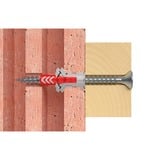 fischer Cheville DUOPOWER 6x30 BigBox Gris clair/Rouge