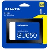 ADATA SU650 1 To 2.5" Série ATA III 3D NAND SSD Noir, 1 To, 2.5", 520 Mo/s, 6 Gbit/s