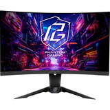 ASRock  27" Moniteur gaming incurvé  Noir