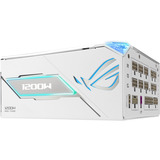 ASUS ROG Thor Platinum III White Edition (ROG Equalizer) alimentation modulaire 1200 watt Noir, 1x 12V-2x6, 4x PCIe, 1200 W, 100 - 240 V, Actif, 125 W, 1200 W, 125 W