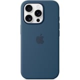 Apple Coque en silicone avec MagSafe, Housse smartphone Bleu foncé