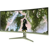 Arozzi Nova 34T2K165 34" Moniteur UltraWide gaming incurvé Vert, 2x DisplayPort, 2x HDMI, 165 Hz
