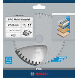 Bosch 2 608 641 195 lame de scie circulaire 13 cm 1 pièce(s) Multi, 13 cm, 2 cm, 1,4 mm, 2 mm, HLTCG (High-Low Triple Chip Grind)