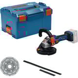 Bosch GBR 18V-15 S, 0601776201, Aiguiseur de béton Bleu/Noir