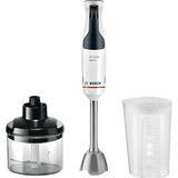 Bosch Mixeur plongeant ErgoMaster MSM4W220 Série 4, Batteur électrique Blanc/en acier inoxydable