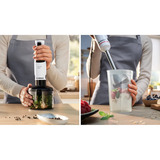 Bosch Mixeur plongeant ErgoMaster MSM4W220 Série 4, Batteur électrique Blanc/en acier inoxydable