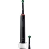Braun Pro 3 Pro3 3000 Adulte Brosse à dents rotative oscillante Noir, Brosse a dents electrique Noir, Adulte, Brosse à dents rotative oscillante, Soin quotidien, Sensible, Blanchiment, Noir, 2 min, Noir
