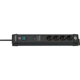 Brennenstuhl Multiprise Premium-Line 4 prises Noir