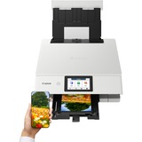 Canon PIXMA TS8751 Jet d'encre A4 4800 x 1200 DPI Wifi, Imprimante multifonction Blanc, Jet d'encre, Impression couleur, 4800 x 1200 DPI, Copie couleur, A4, Blanc