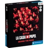 Clementoni La Casa de Papel - Jeu de société - Behind the mask Jeu de société, Déduction, 12 an(s)