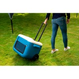 Coleman Glacière en maille Poly-lite 50QT à roulettes Bleu/Blanc