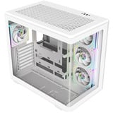 Cooler Master Elite 600 ARGB boîtier midi tower Blanc | 2x USB-A | 1x USB-C | RGB | Verre Trempé