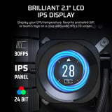 Corsair NAUTILUS RS LCD 2.1" Moniteur Noir