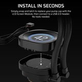 Corsair NAUTILUS RS LCD 2.1" Moniteur Noir