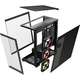 Corsair  boîtier midi tower Noir | 2x USB-A | 1x USB-C | Verre Trempé