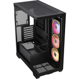 Corsair  boîtier midi tower Noir | 2x USB-A | 1x USB-C | Verre Trempé