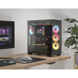 Corsair  boîtier midi tower Noir | 2x USB-A | 1x USB-C | Verre Trempé
