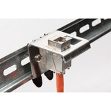 Digitus Adaptateur rail DIN pour 1x module Keystone Acier inoxydable