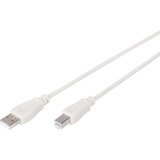 Digitus Câble de connexion USB 2.0 USB-A (mâle) > USB-B (mâle) Beige