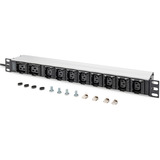 Digitus DN-95427, Multiprise Noir/en aluminium