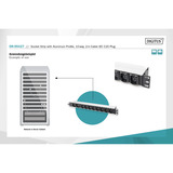 Digitus DN-95427, Multiprise Noir/en aluminium