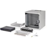 Digitus Kit réseau SOHO Pro 10" 315x300 mm (LxP), Armoire informatique Gris clair