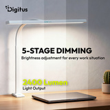 Digitus Lampe de bureau LED, Lumière LED Blanc