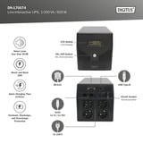 Digitus Onduleur interactif en ligne, 1000 VA/600 Watt, UPS Noir