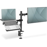Digitus Support moniteur simple et support pour ordinateur portable, Support de moniteur Noir (Mat)