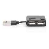 Digitus USB 2.0 4 ports, Hub USB Noir