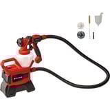 EINHELL Système de pulvérisation de peinture sans fil Power X-Change TE-SY 18/90 Li-Solo, 18 Volt, Pistolet de pulvérisation Rouge/Noir